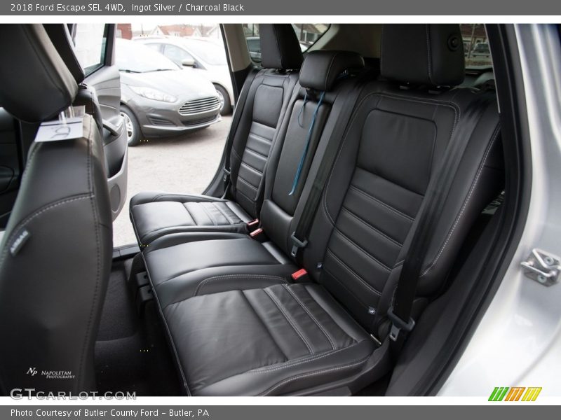 Ingot Silver / Charcoal Black 2018 Ford Escape SEL 4WD