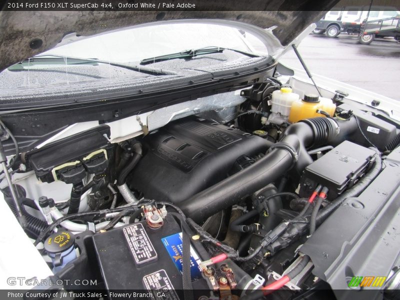 Oxford White / Pale Adobe 2014 Ford F150 XLT SuperCab 4x4