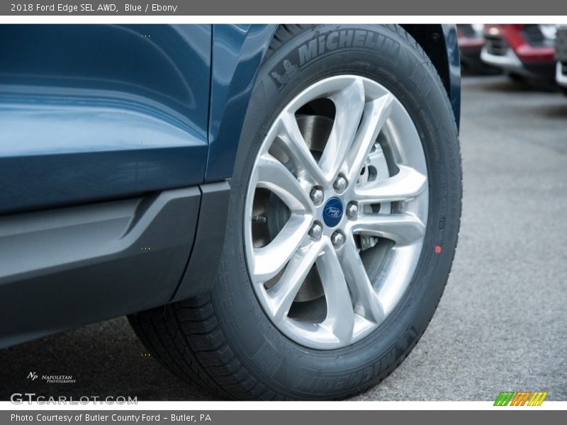 Blue / Ebony 2018 Ford Edge SEL AWD