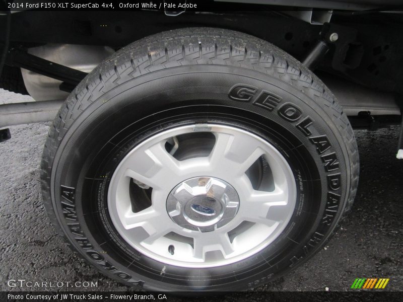 Oxford White / Pale Adobe 2014 Ford F150 XLT SuperCab 4x4