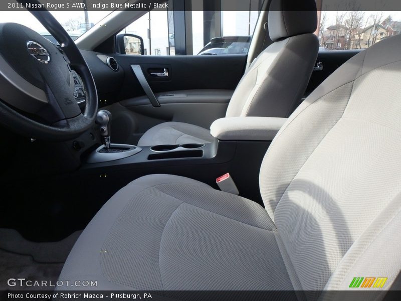 Indigo Blue Metallic / Black 2011 Nissan Rogue S AWD