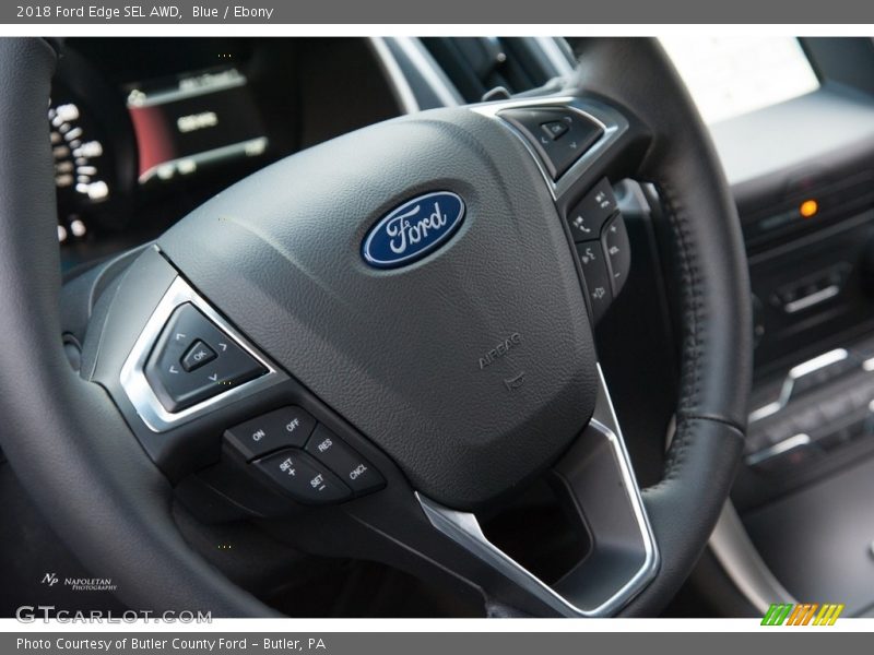 Blue / Ebony 2018 Ford Edge SEL AWD