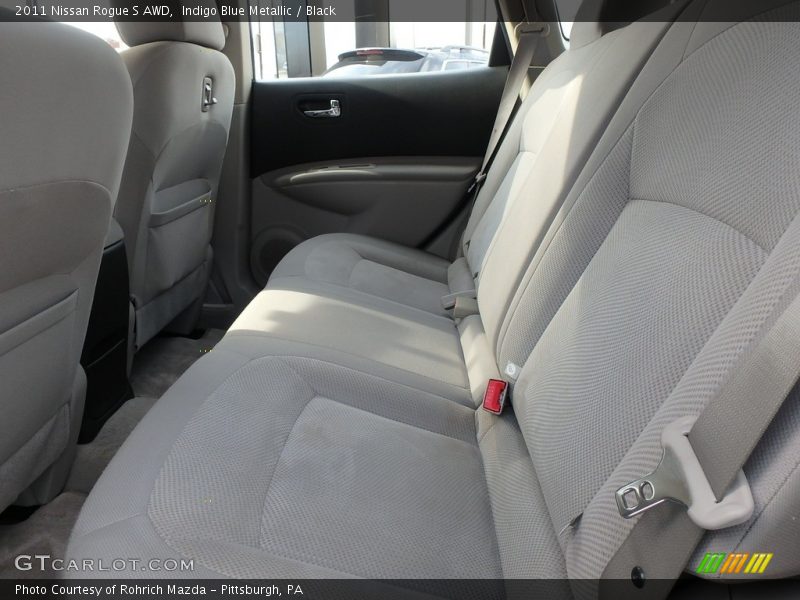 Indigo Blue Metallic / Black 2011 Nissan Rogue S AWD