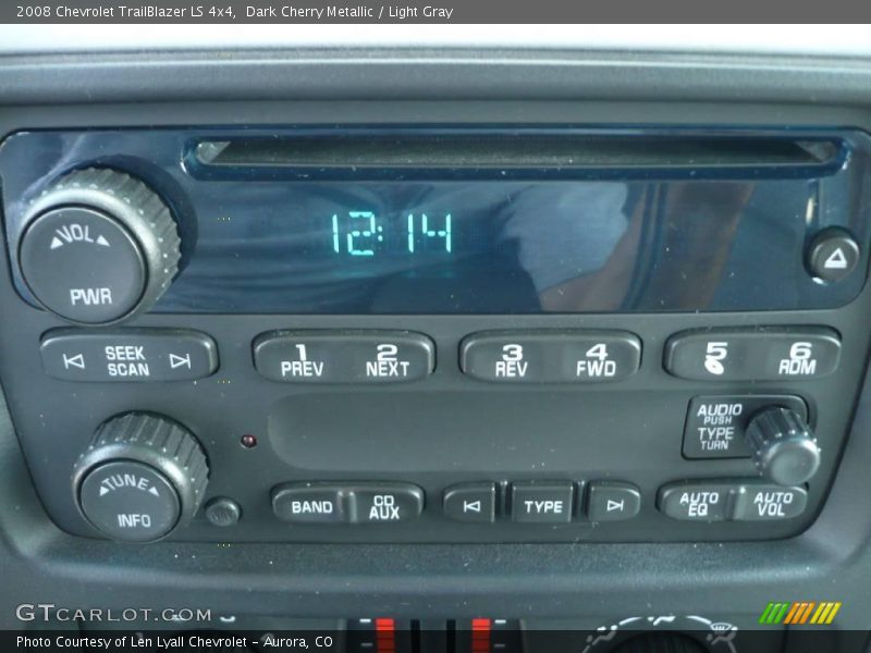Dark Cherry Metallic / Light Gray 2008 Chevrolet TrailBlazer LS 4x4