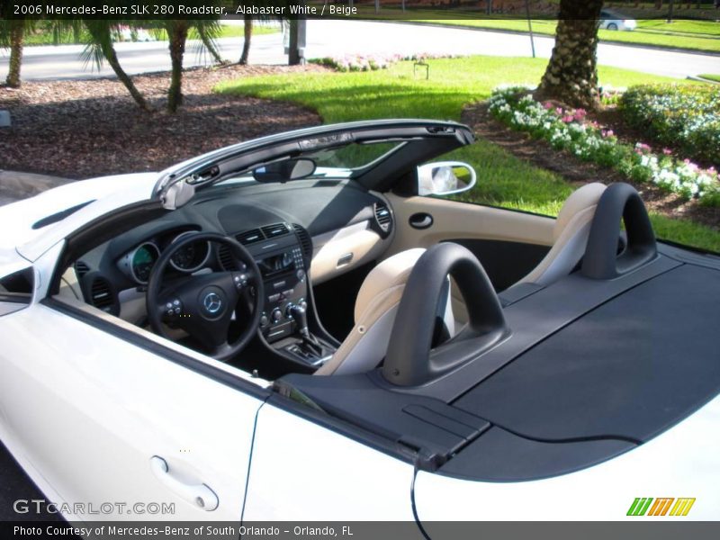 Alabaster White / Beige 2006 Mercedes-Benz SLK 280 Roadster