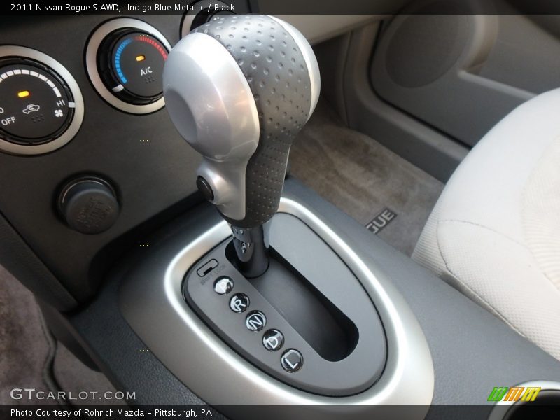 Indigo Blue Metallic / Black 2011 Nissan Rogue S AWD