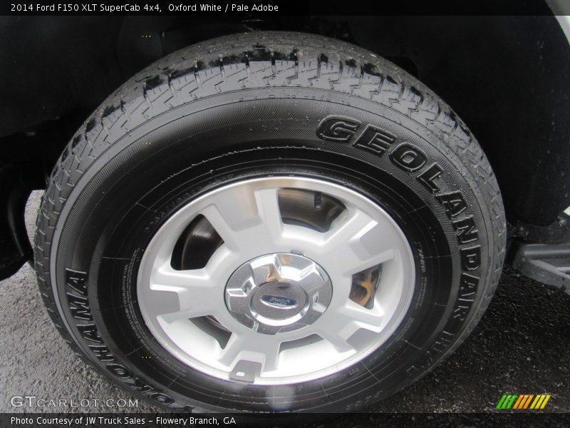 Oxford White / Pale Adobe 2014 Ford F150 XLT SuperCab 4x4