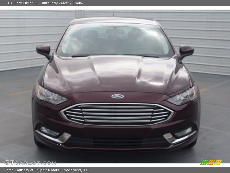 Burgundy Velvet / Ebony 2018 Ford Fusion SE