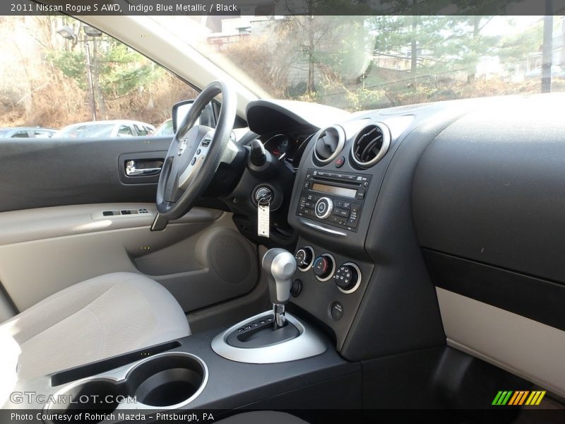 Indigo Blue Metallic / Black 2011 Nissan Rogue S AWD