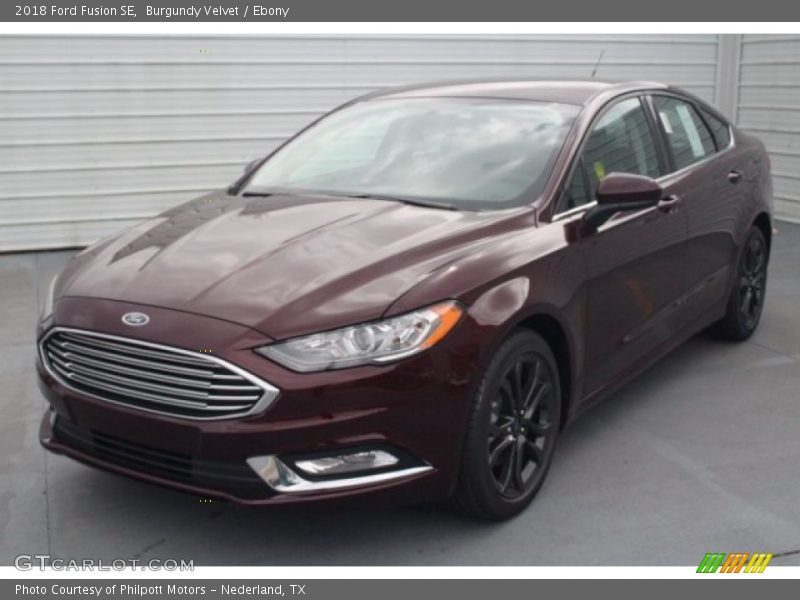 Burgundy Velvet / Ebony 2018 Ford Fusion SE
