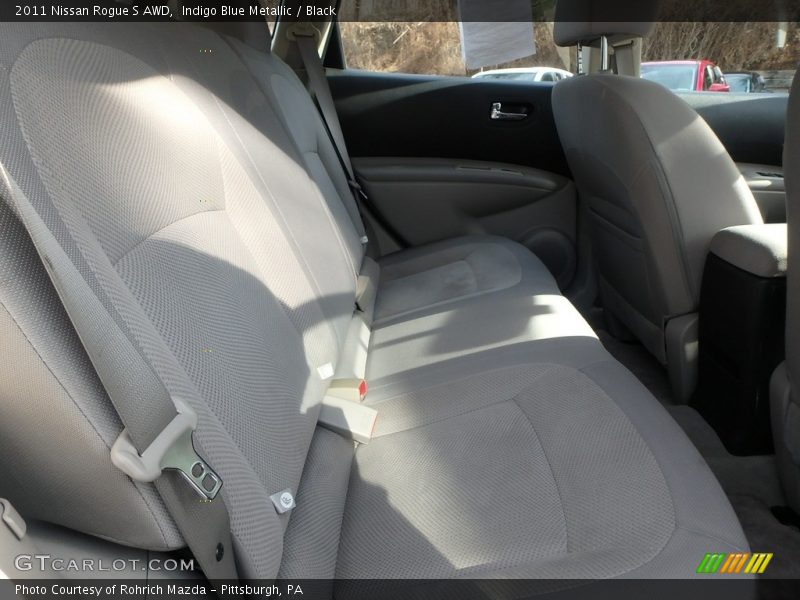 Indigo Blue Metallic / Black 2011 Nissan Rogue S AWD