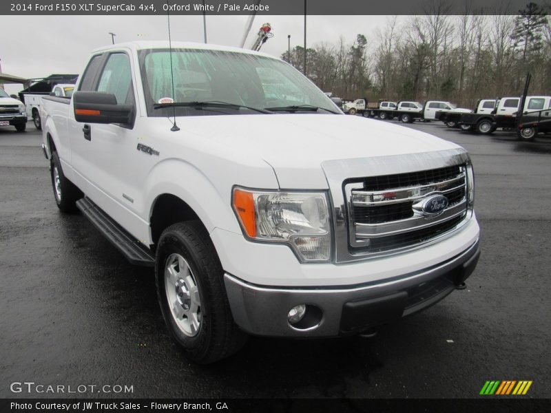 Oxford White / Pale Adobe 2014 Ford F150 XLT SuperCab 4x4