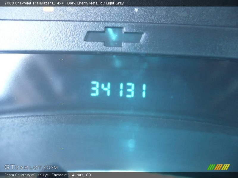 Dark Cherry Metallic / Light Gray 2008 Chevrolet TrailBlazer LS 4x4