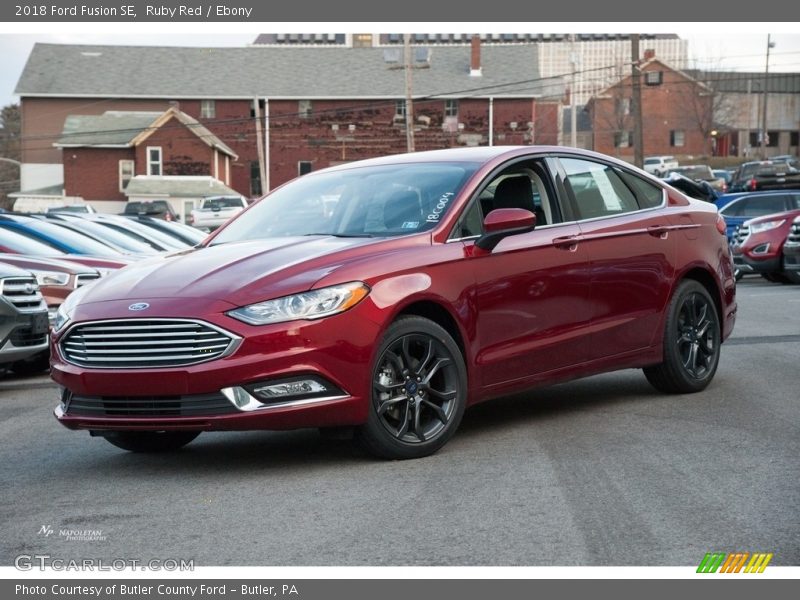 Ruby Red / Ebony 2018 Ford Fusion SE