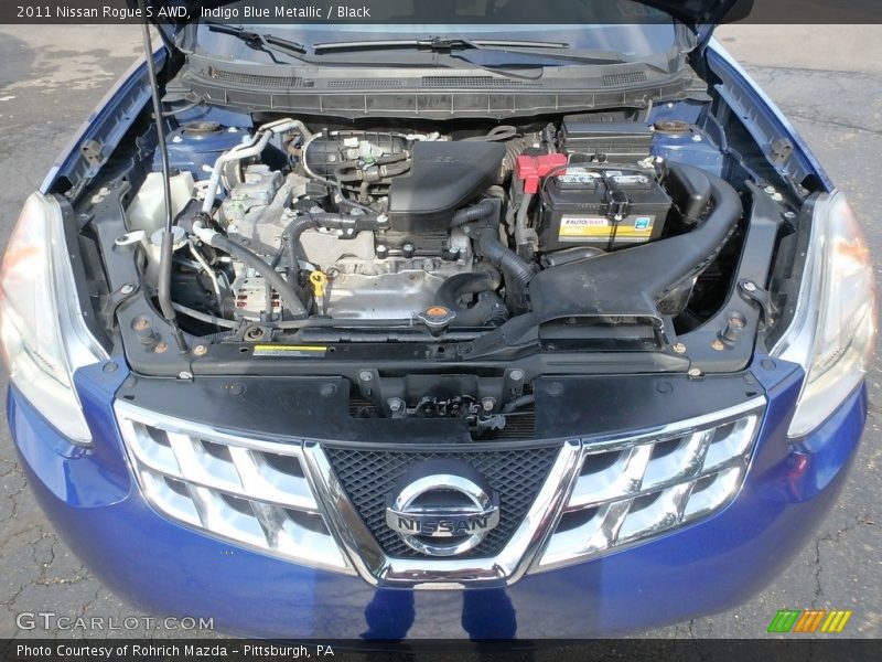 Indigo Blue Metallic / Black 2011 Nissan Rogue S AWD