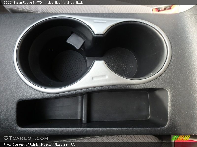 Indigo Blue Metallic / Black 2011 Nissan Rogue S AWD