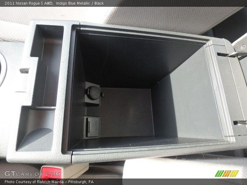 Indigo Blue Metallic / Black 2011 Nissan Rogue S AWD