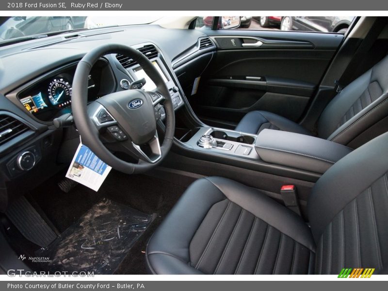 Ruby Red / Ebony 2018 Ford Fusion SE