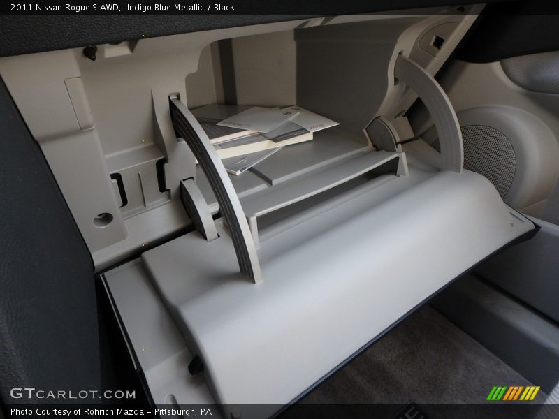 Indigo Blue Metallic / Black 2011 Nissan Rogue S AWD
