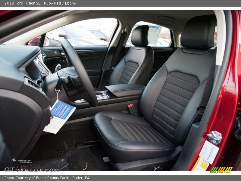 Ruby Red / Ebony 2018 Ford Fusion SE