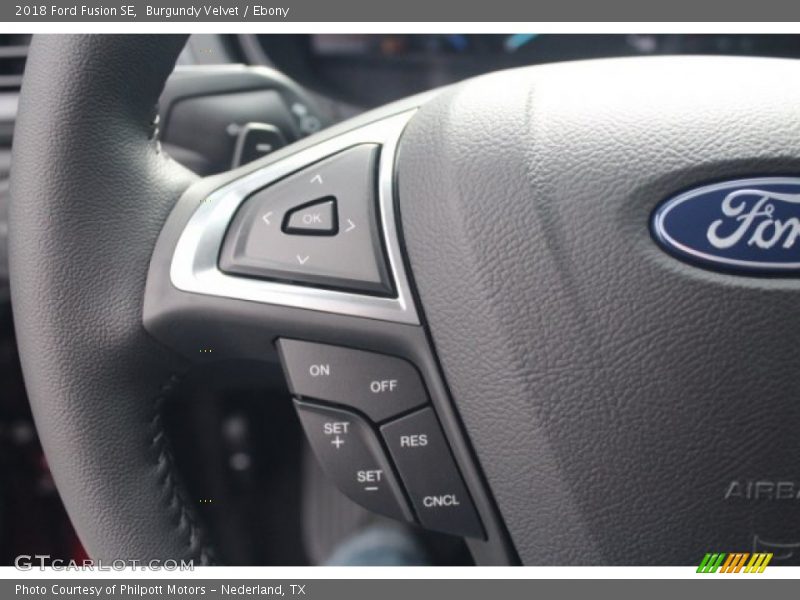 Burgundy Velvet / Ebony 2018 Ford Fusion SE