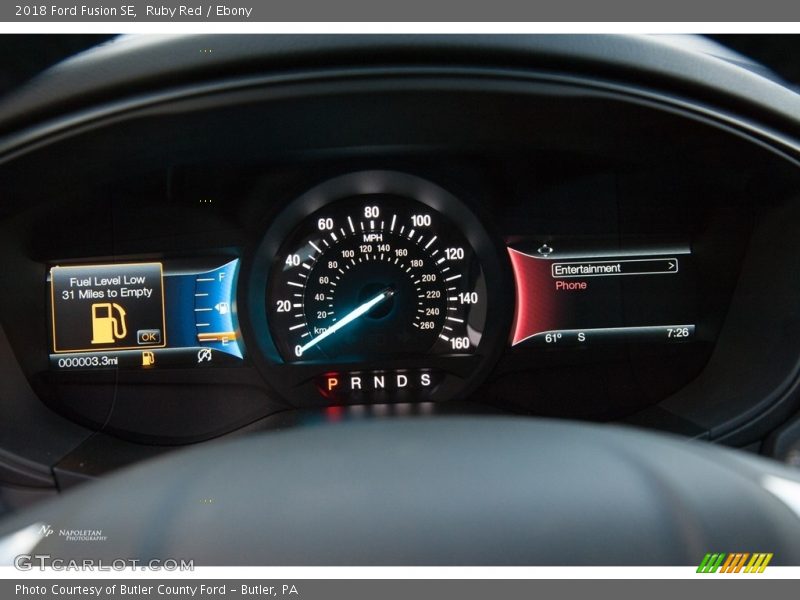 Ruby Red / Ebony 2018 Ford Fusion SE