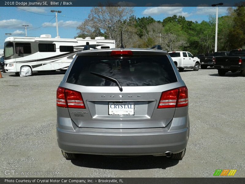 Billet / Black 2018 Dodge Journey SE