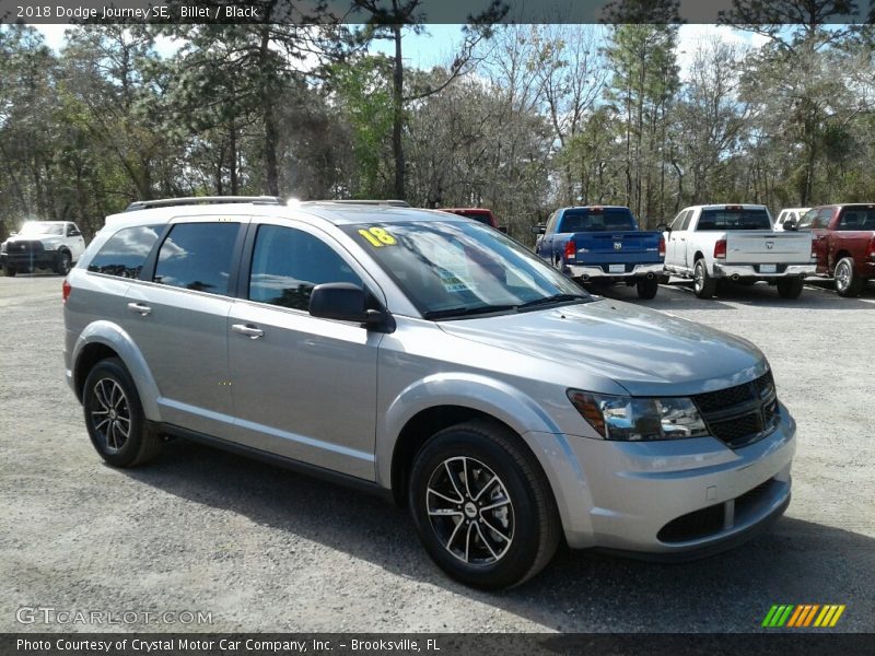 Billet / Black 2018 Dodge Journey SE