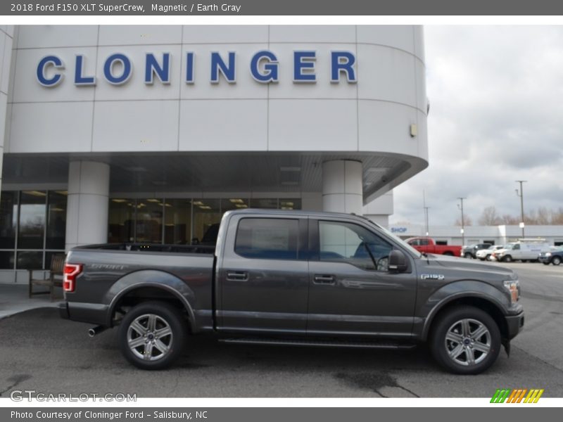 Magnetic / Earth Gray 2018 Ford F150 XLT SuperCrew