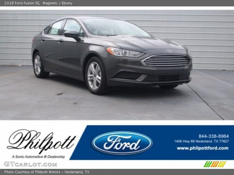 Magnetic / Ebony 2018 Ford Fusion SE