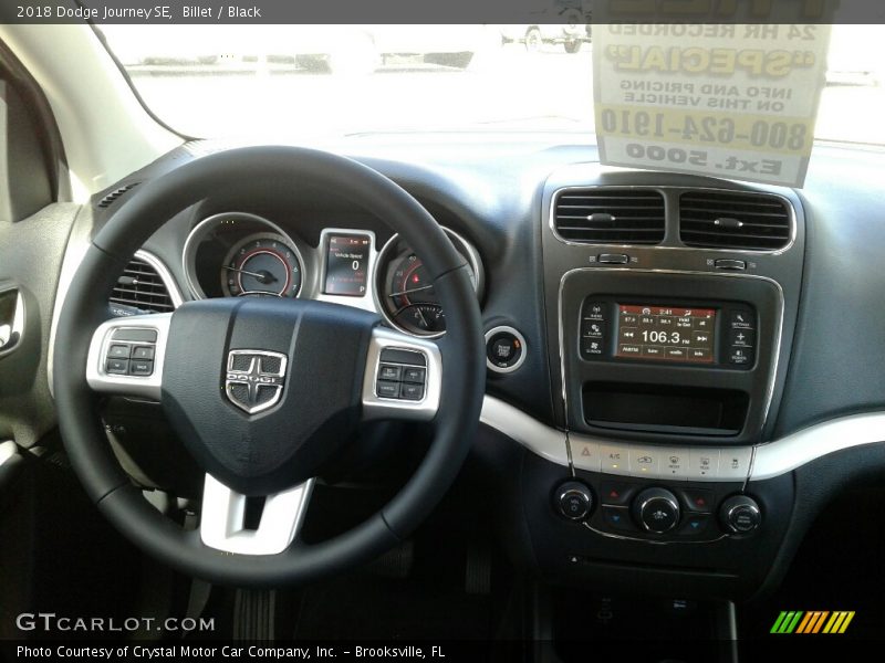 Billet / Black 2018 Dodge Journey SE