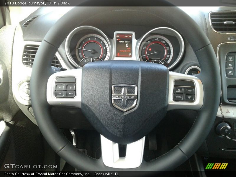 Billet / Black 2018 Dodge Journey SE