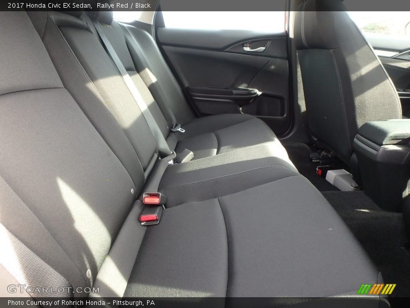 Rallye Red / Black 2017 Honda Civic EX Sedan