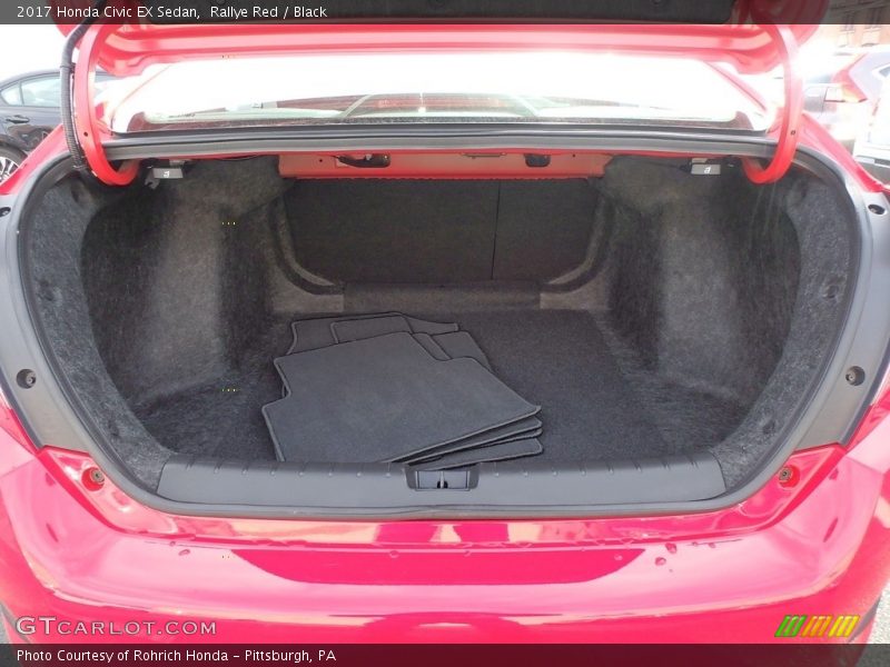 Rallye Red / Black 2017 Honda Civic EX Sedan