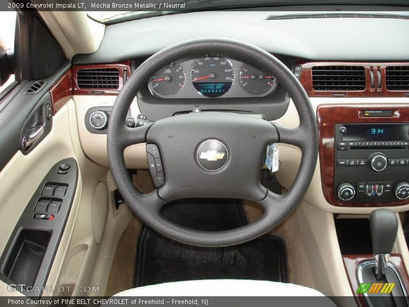 Mocha Bronze Metallic / Neutral 2009 Chevrolet Impala LT