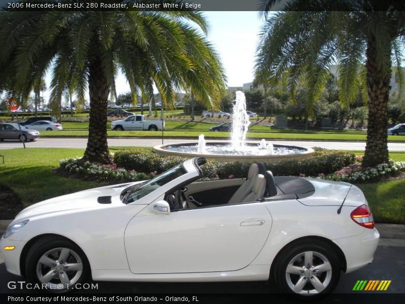 Alabaster White / Beige 2006 Mercedes-Benz SLK 280 Roadster