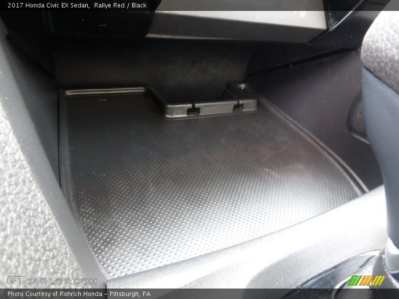 Rallye Red / Black 2017 Honda Civic EX Sedan
