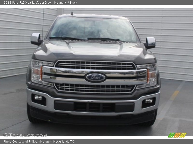 Magnetic / Black 2018 Ford F150 Lariat SuperCrew