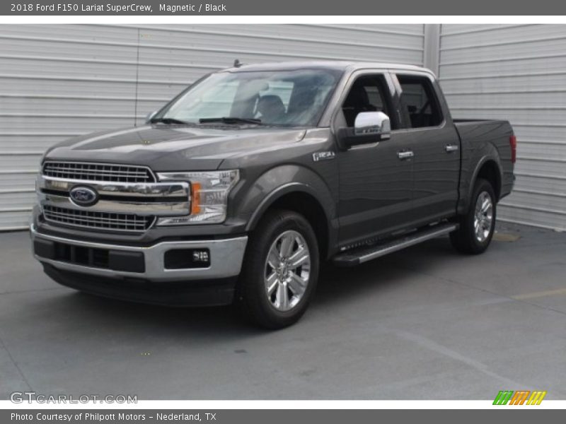 Magnetic / Black 2018 Ford F150 Lariat SuperCrew