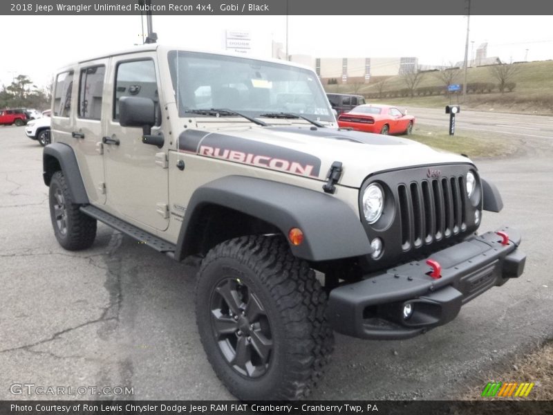 Front 3/4 View of 2018 Wrangler Unlimited Rubicon Recon 4x4