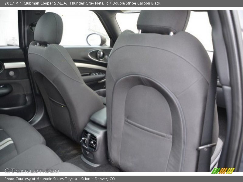 Thunder Gray Metallic / Double Stripe Carbon Black 2017 Mini Clubman Cooper S ALL4