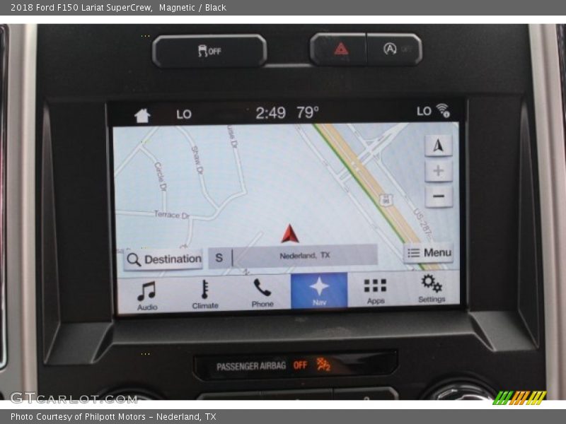 Magnetic / Black 2018 Ford F150 Lariat SuperCrew