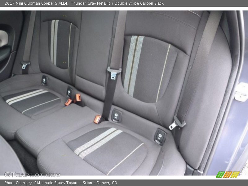 Thunder Gray Metallic / Double Stripe Carbon Black 2017 Mini Clubman Cooper S ALL4