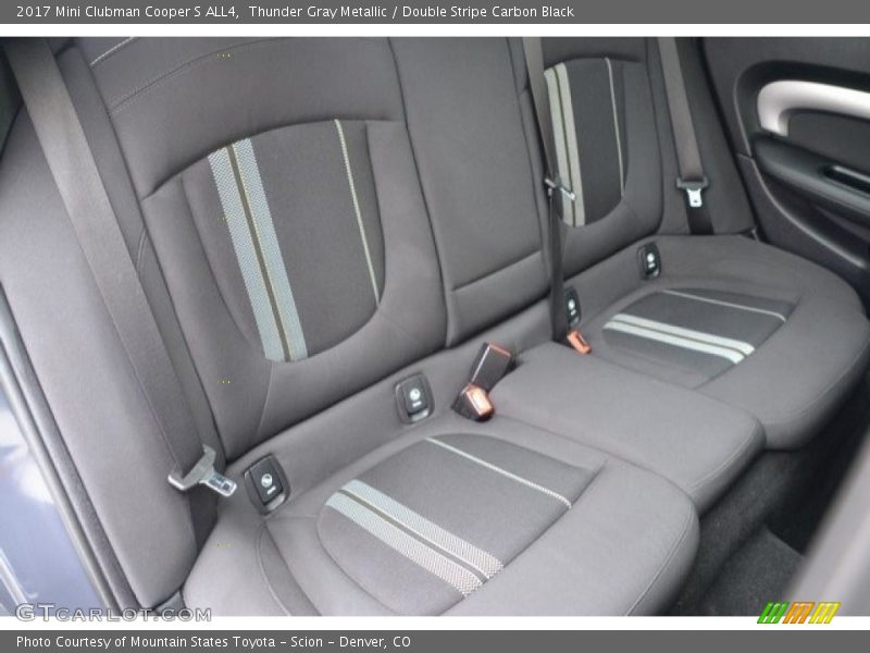 Thunder Gray Metallic / Double Stripe Carbon Black 2017 Mini Clubman Cooper S ALL4