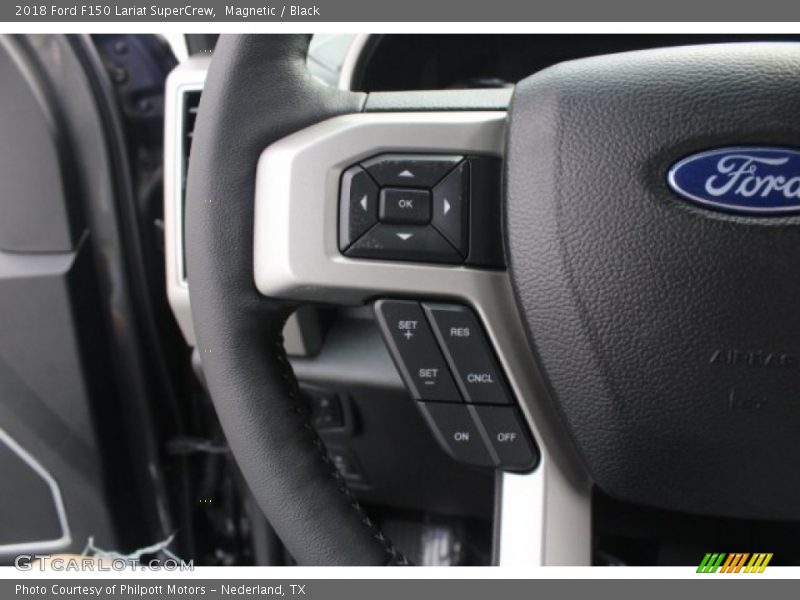 Magnetic / Black 2018 Ford F150 Lariat SuperCrew