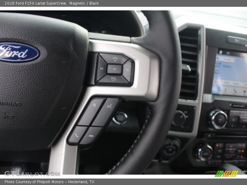 Magnetic / Black 2018 Ford F150 Lariat SuperCrew