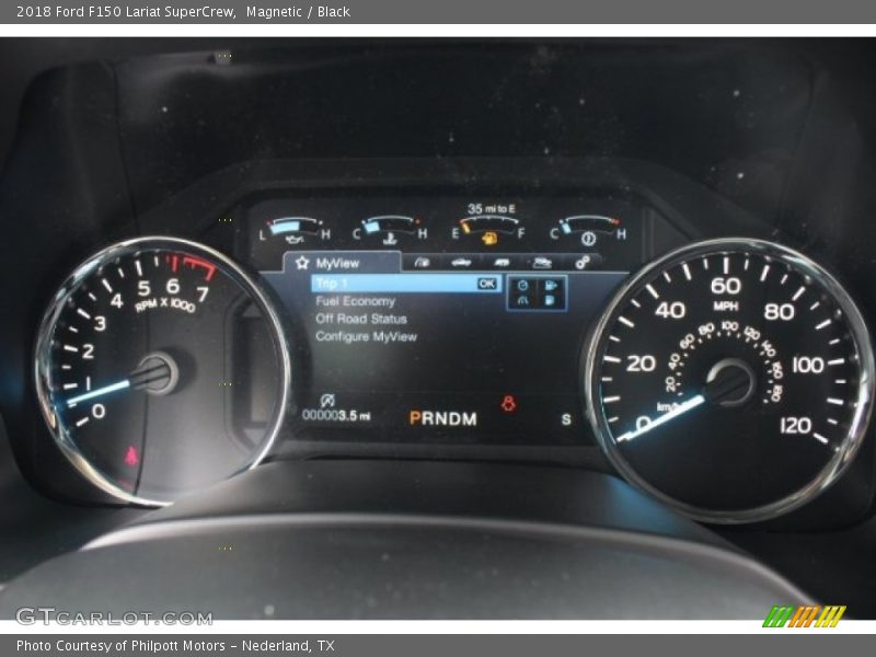 Magnetic / Black 2018 Ford F150 Lariat SuperCrew