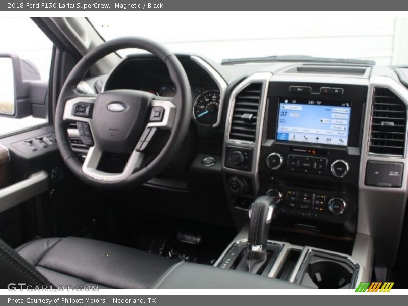 Magnetic / Black 2018 Ford F150 Lariat SuperCrew