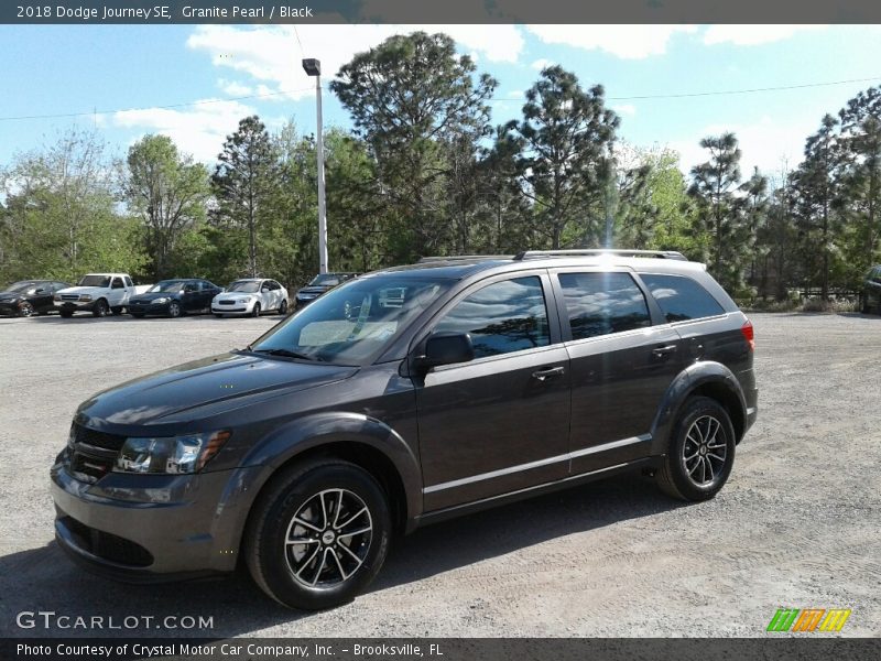 Granite Pearl / Black 2018 Dodge Journey SE