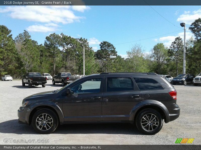 Granite Pearl / Black 2018 Dodge Journey SE